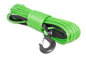 Synthetic Rope - Rough Country - 3/8 Inch, 85 Ft - Lime Green